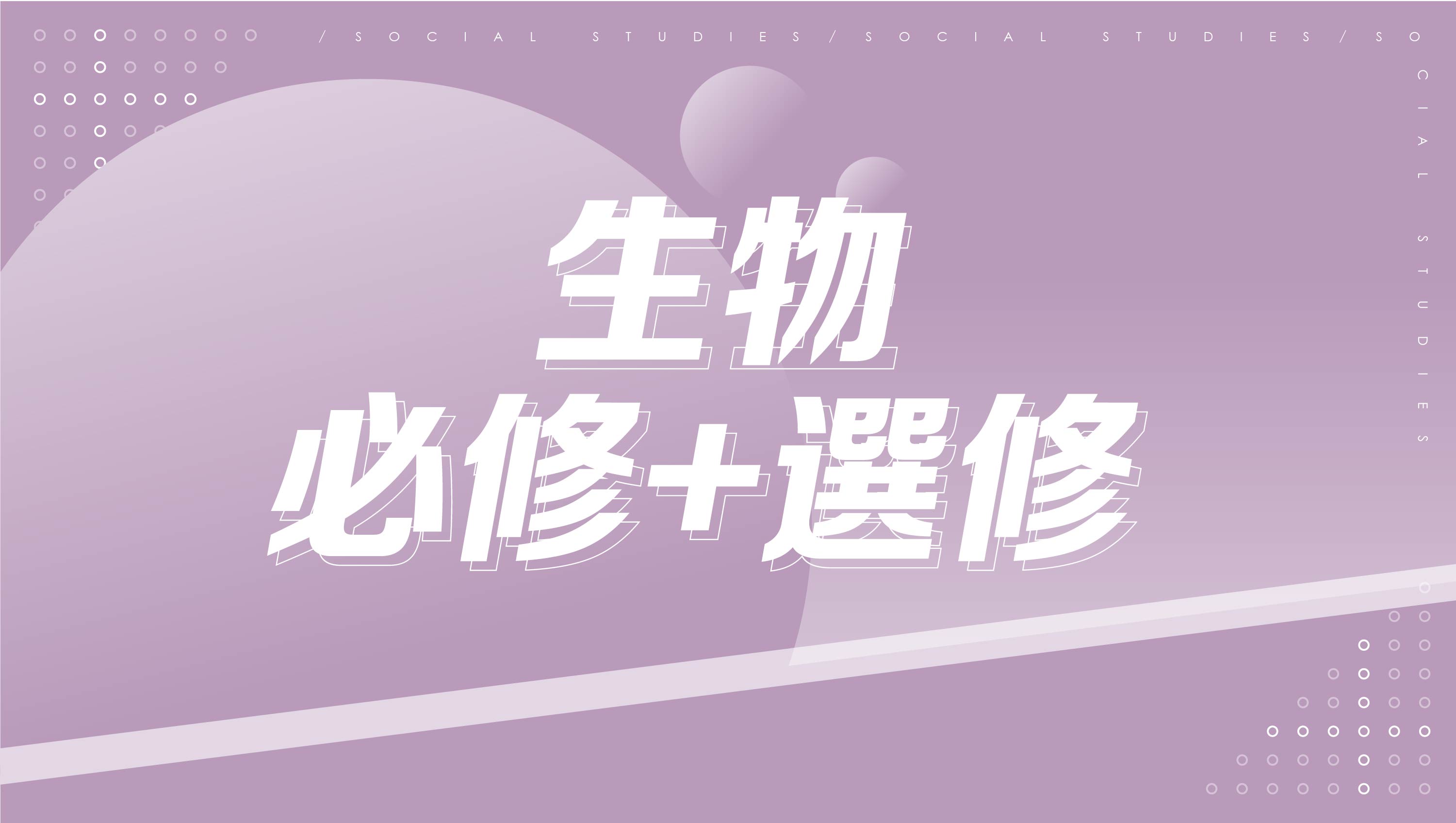【116分科測驗】高中生物-必修+選修