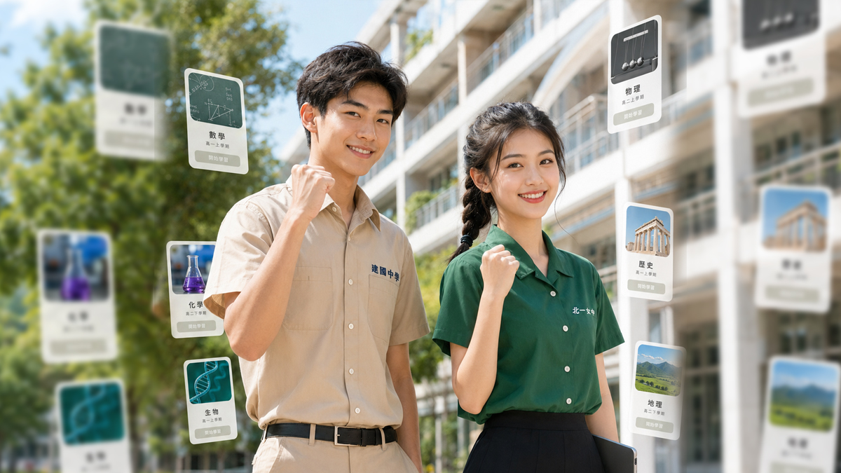 學習銀行線上課程，幫你把高中學習安排得更清楚